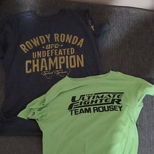 2 UFC Tshirts